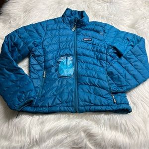 Patagonia repaired down jacket